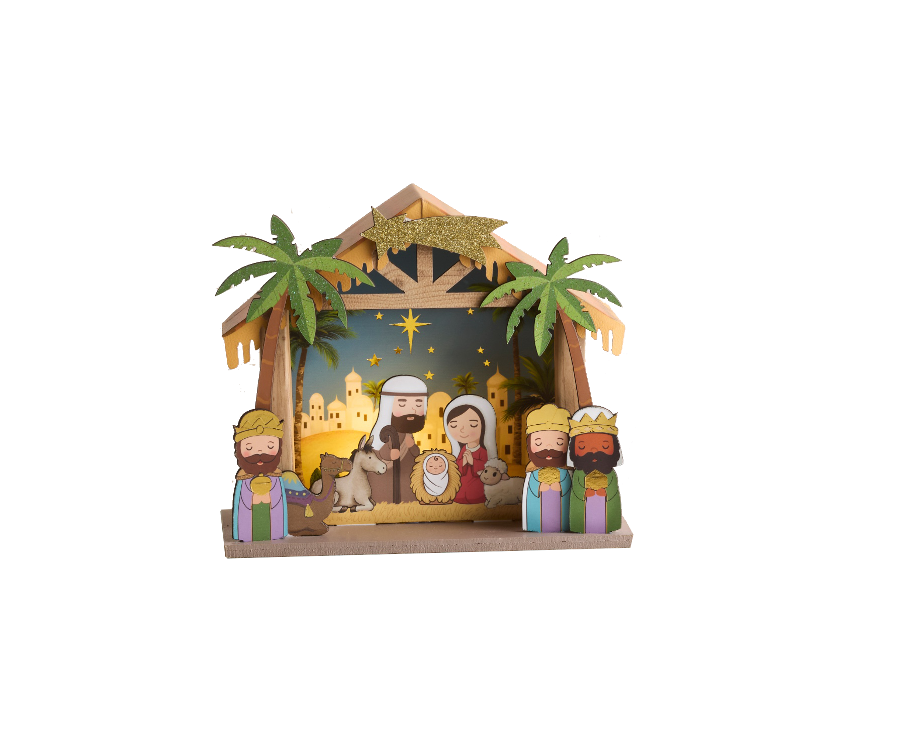 Light-up Box Nativity
