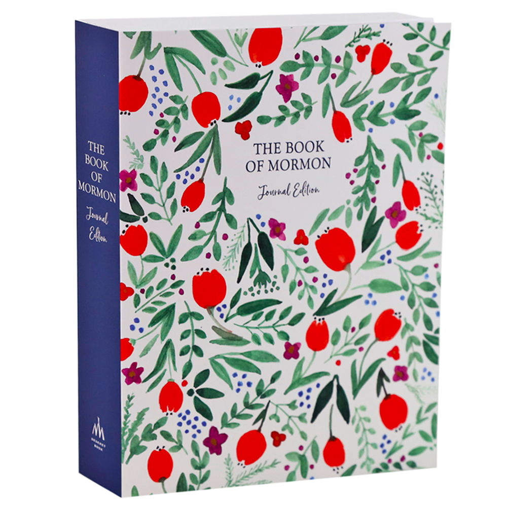 The Book of Mormon, Journal Edition, Red Floral (No Index), , large image number 8