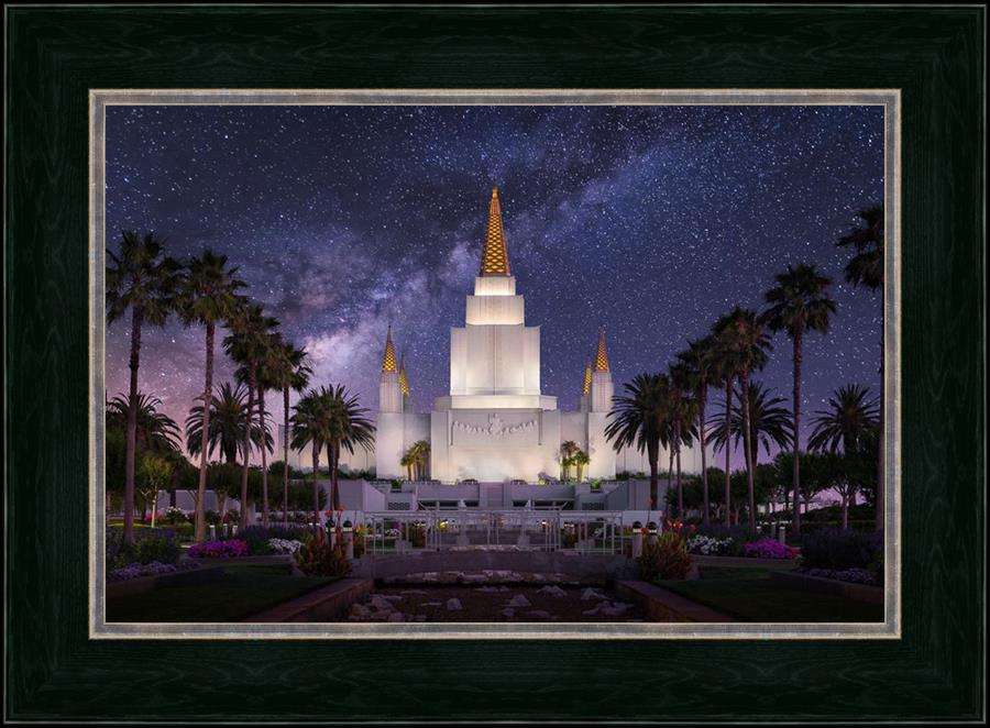 Celestial Temple Series: Oakland Temple (25x34 Framed Art), , large image number 0
