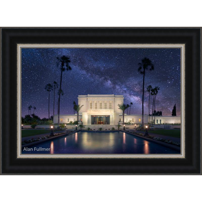 Celestial Temple Series: Mesa Temple (25x34 Framed Art)