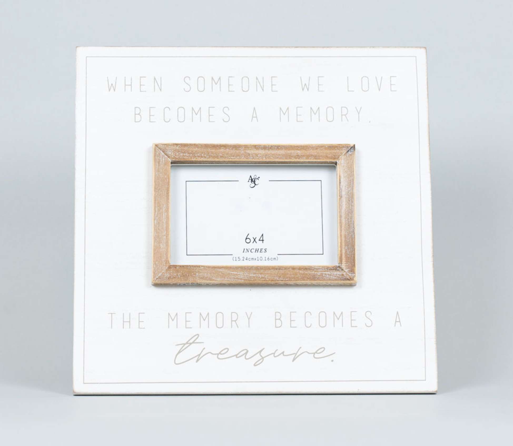 Memory Becomes a Treasure (12X12 Photo Frame)