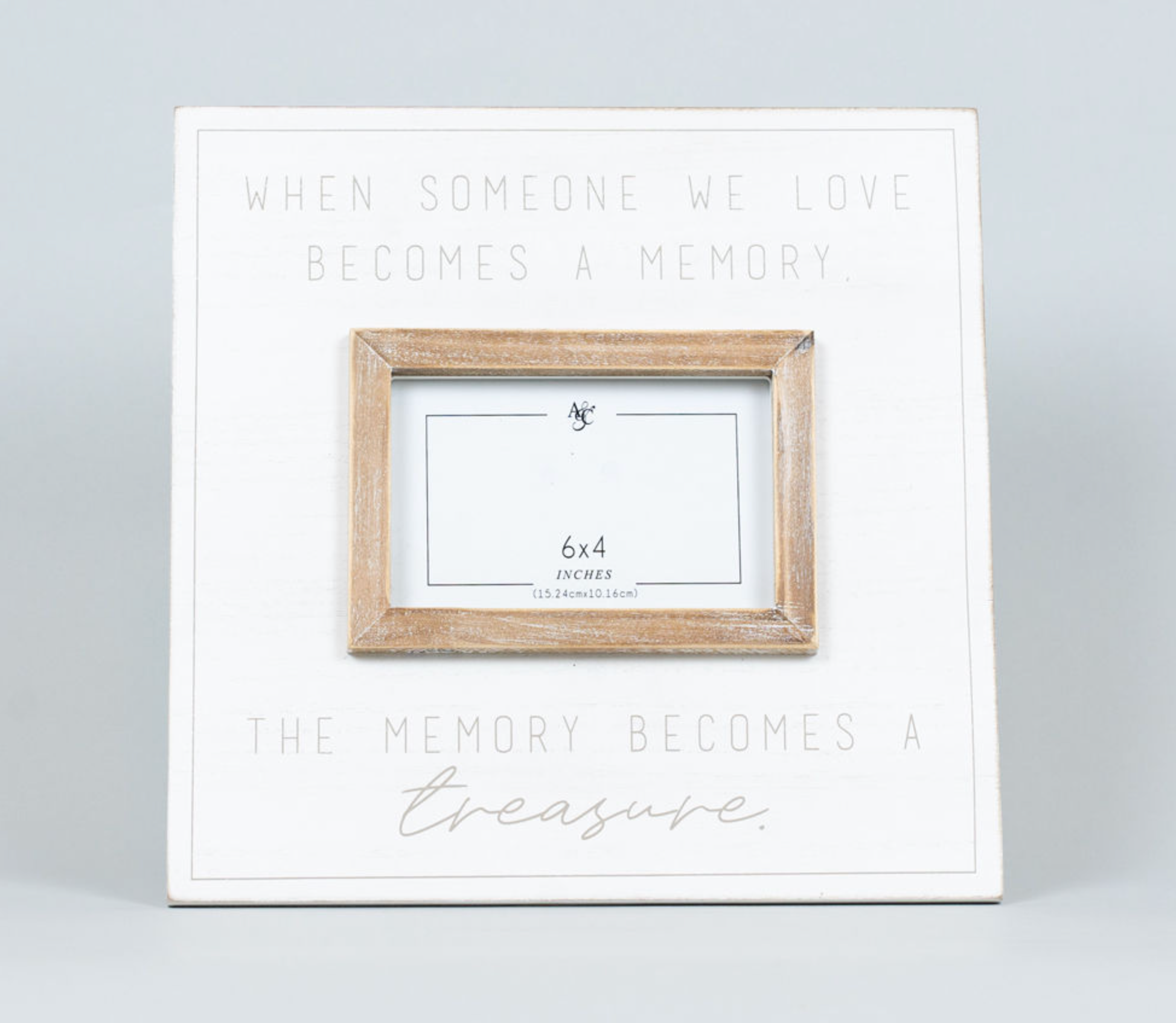 Memory Becomes a Treasure (12X12 Photo Frame)