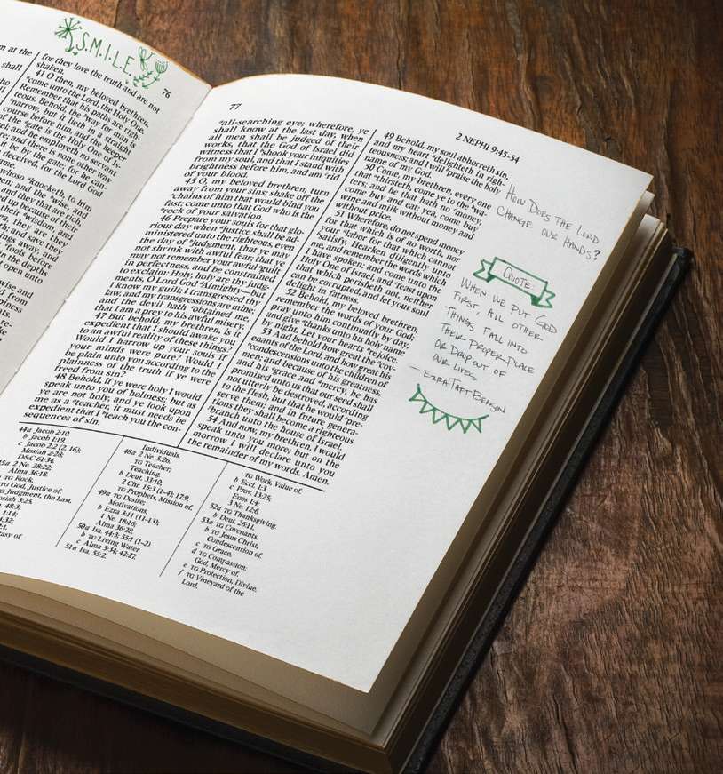 The Book of Mormon, Journal Edition, Red Floral (No Index), , large image number 6