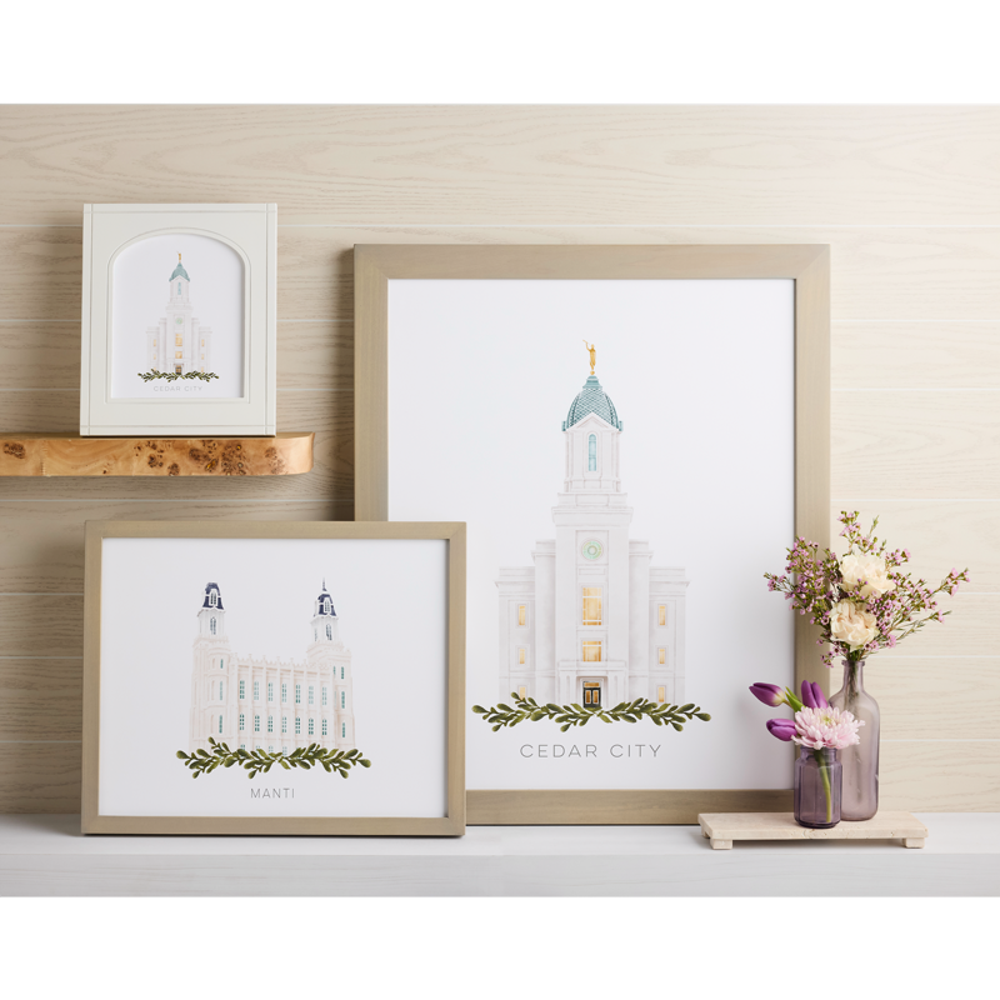Star Valley Wyoming Temple (11x13 Framed Art), , large image number 5