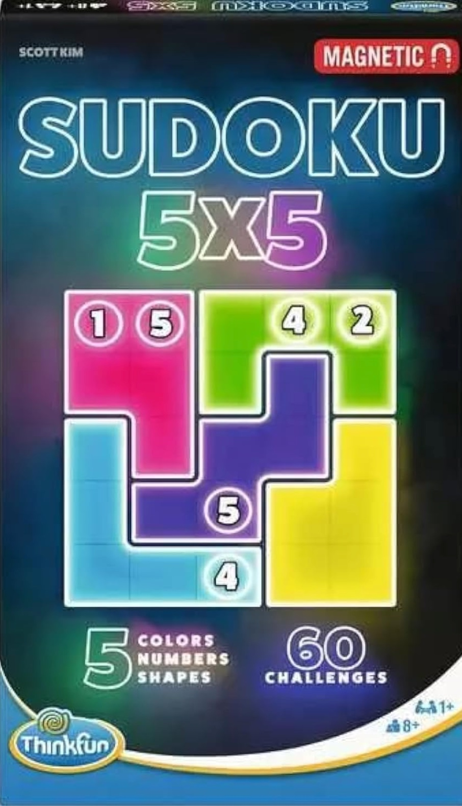 Sudoku 5x5 Magnetic Travel Puzzle