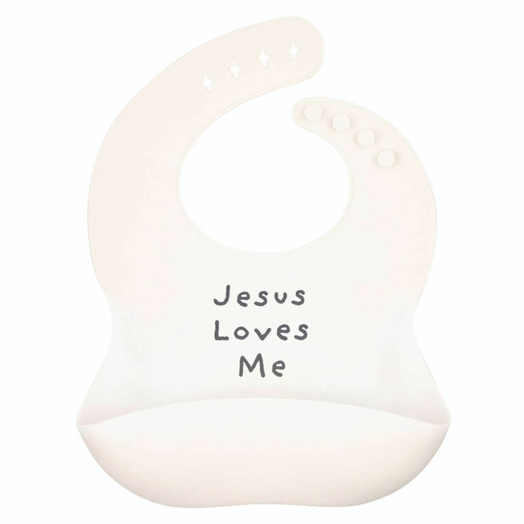 Jesus Loves Me Bib, , large image number 0