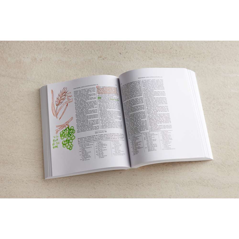 The Doctrine and Covenants and Pearl of Great Price, Journal Edition, Floral Pattern Unlined, , large