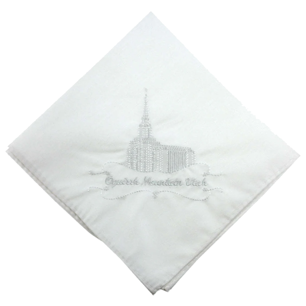 Oquirrh Mountain Temple Handkerchief
