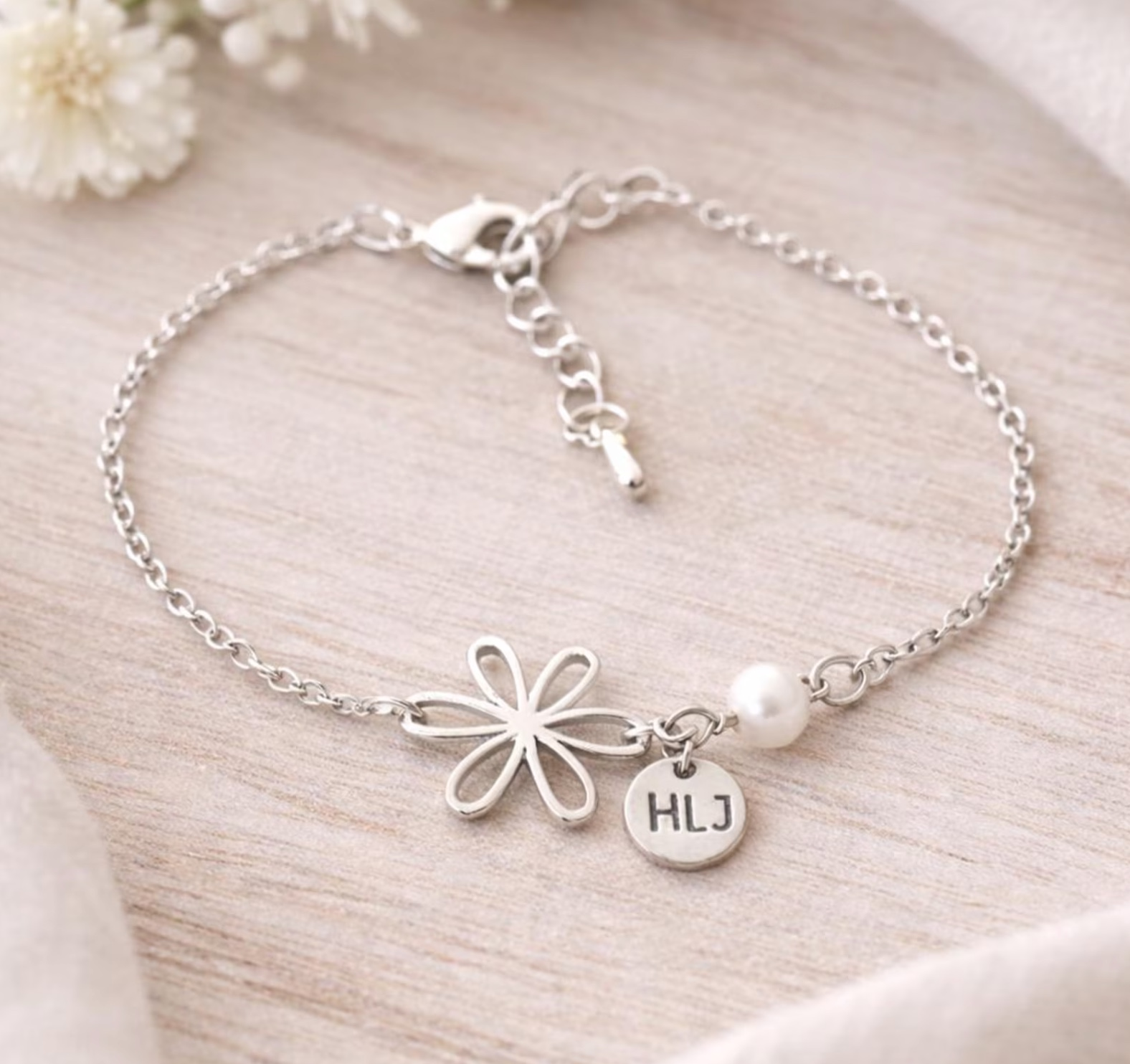 Spanish HLJ (CTR) Flower Bracelet, , large