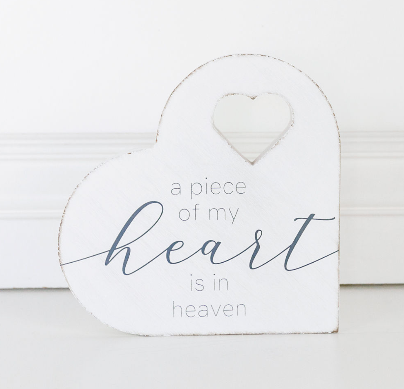 Piece of Heart is in Heaven (7X7 Plaque)