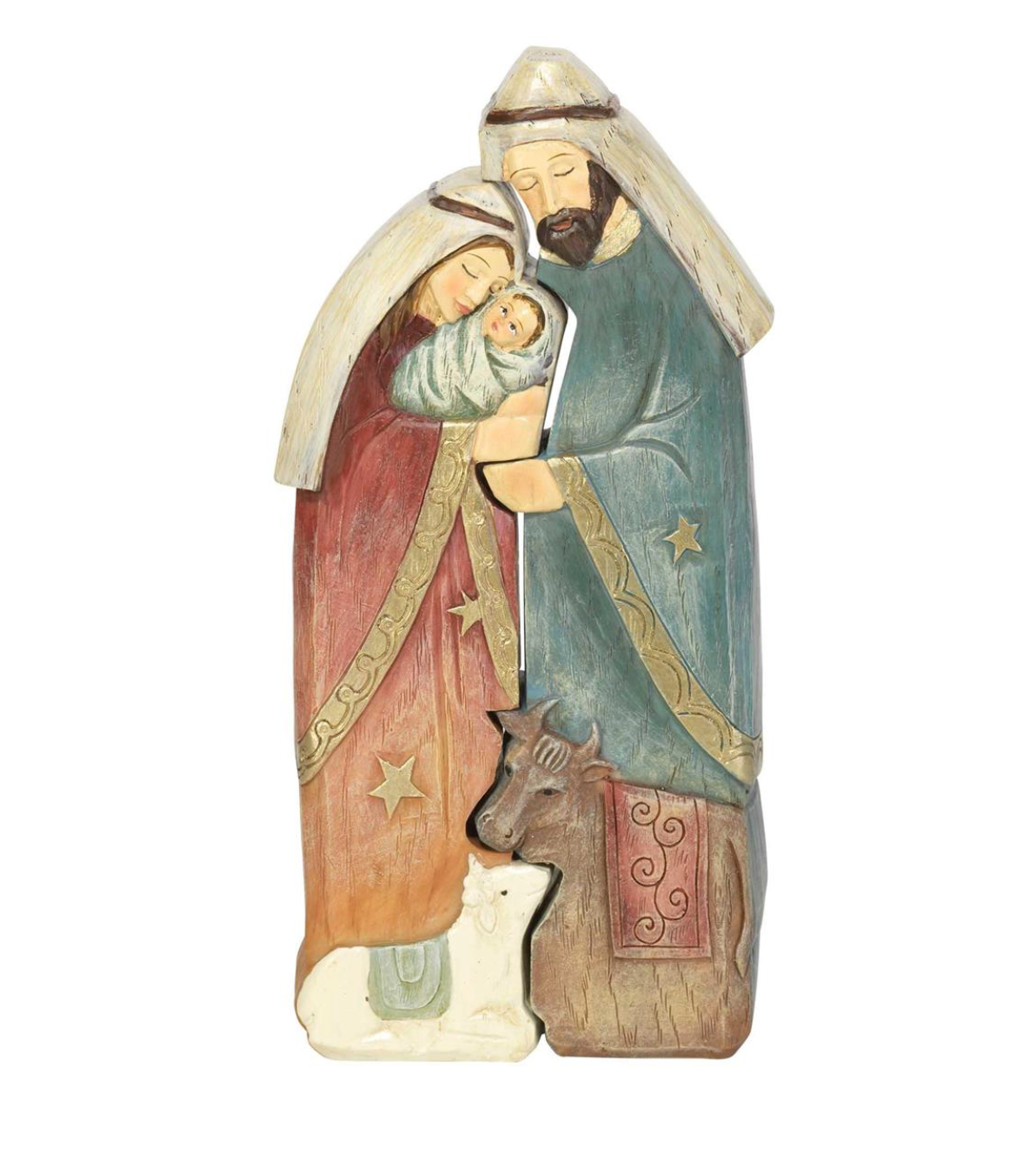 Interlocking Nesting Holy Family Resin Nativity, , large image number 2