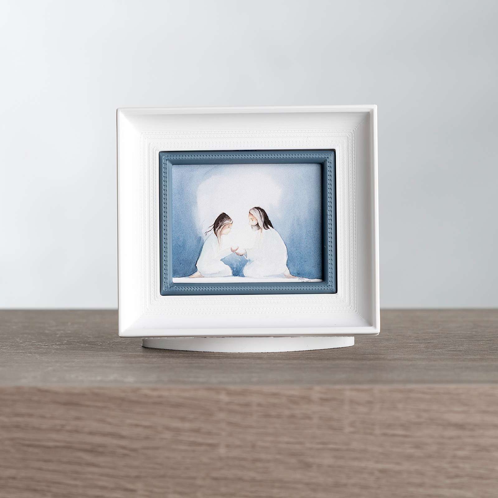 Through His Light, Small and Simple (2.75x3 Framed Art)