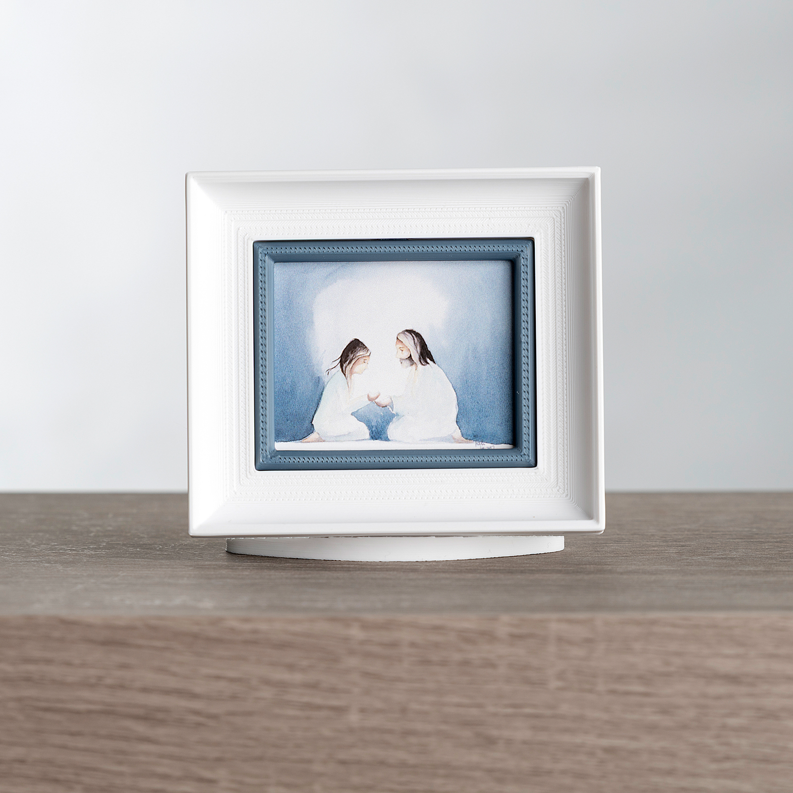 Through His Light, Small and Simple (2.75x3 Framed Art)