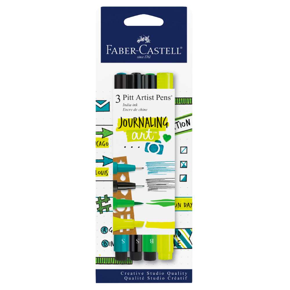 Blue/Yellow Journaling Pen Set