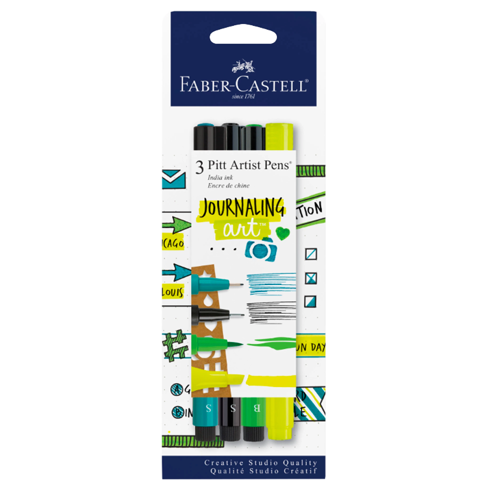 Blue/Yellow Journaling Pen Set