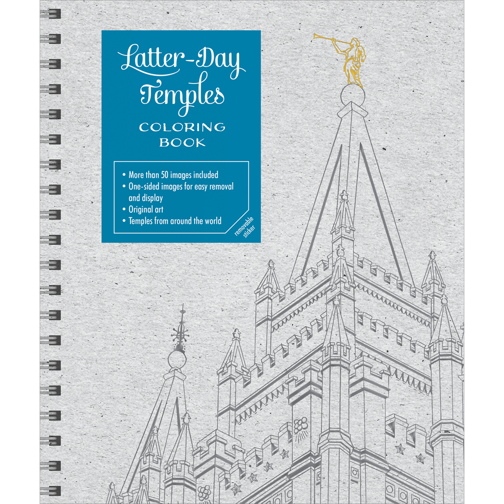 Latter-day Temples Coloring Book, , large image number 0