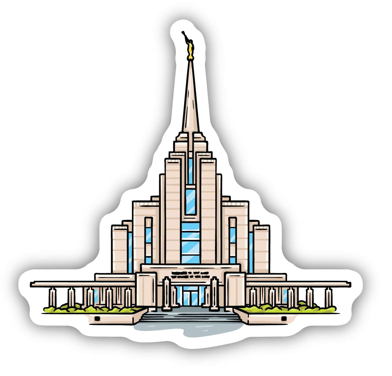 Sticker Rexburg Temple