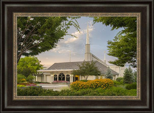 Boise Temple (23x30 Framed Canvas)