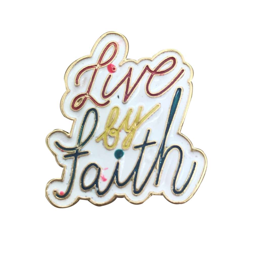 Live by Faith Pin, , large