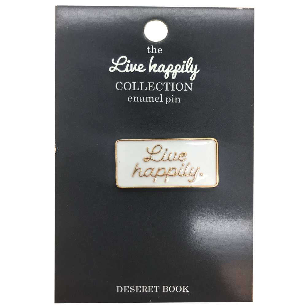 Live Happily Pin