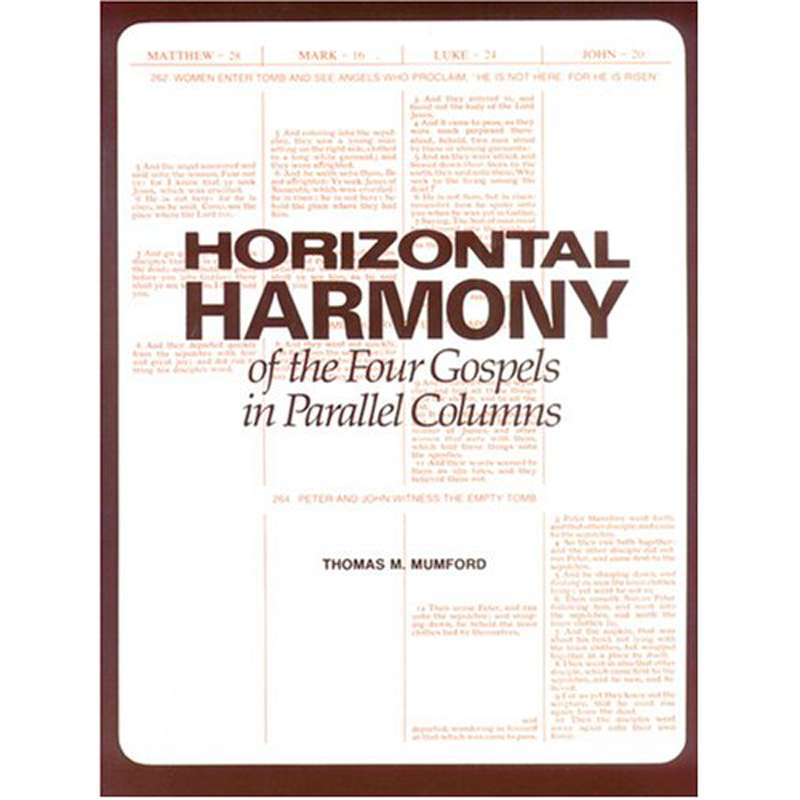 Horizontal Harmony of the Four Gospels in Parallel Columns, , large image number 0