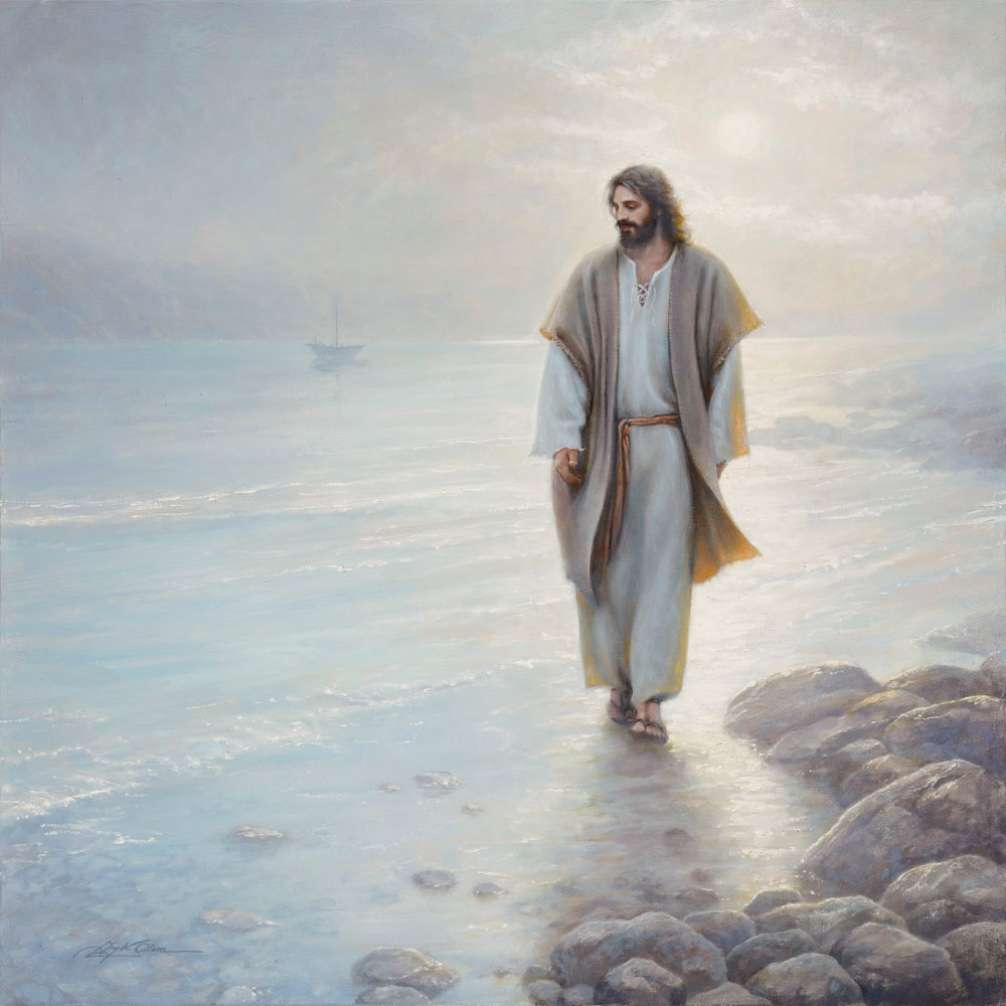 Along the Seashore (20x20 Framed Paper Print), , large image number 1