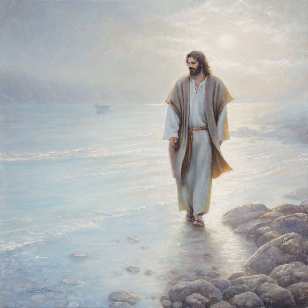 Along the Seashore (20x20 Framed Paper Print), , large