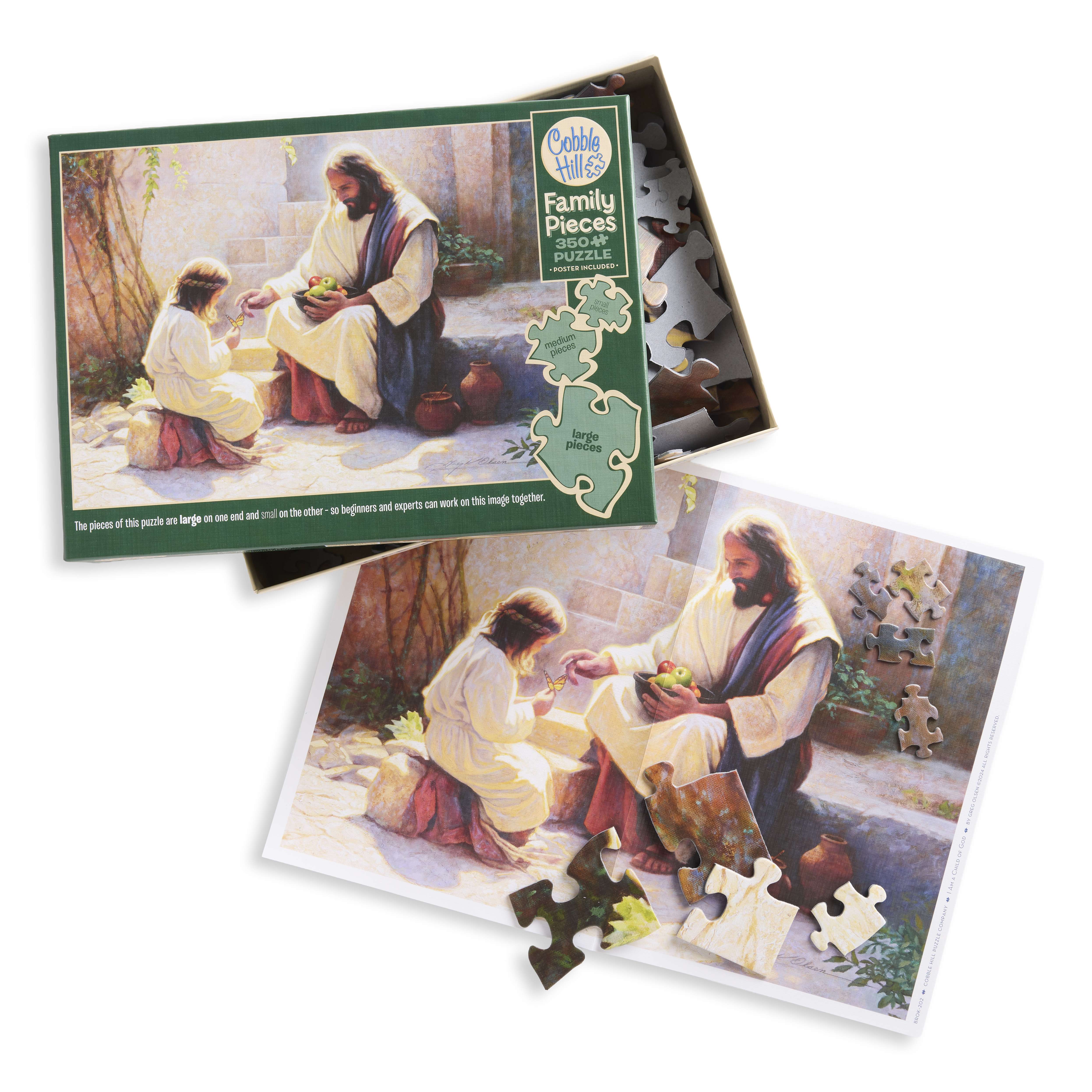I Am a Child of God 350 Piece Family Puzzle, , large
