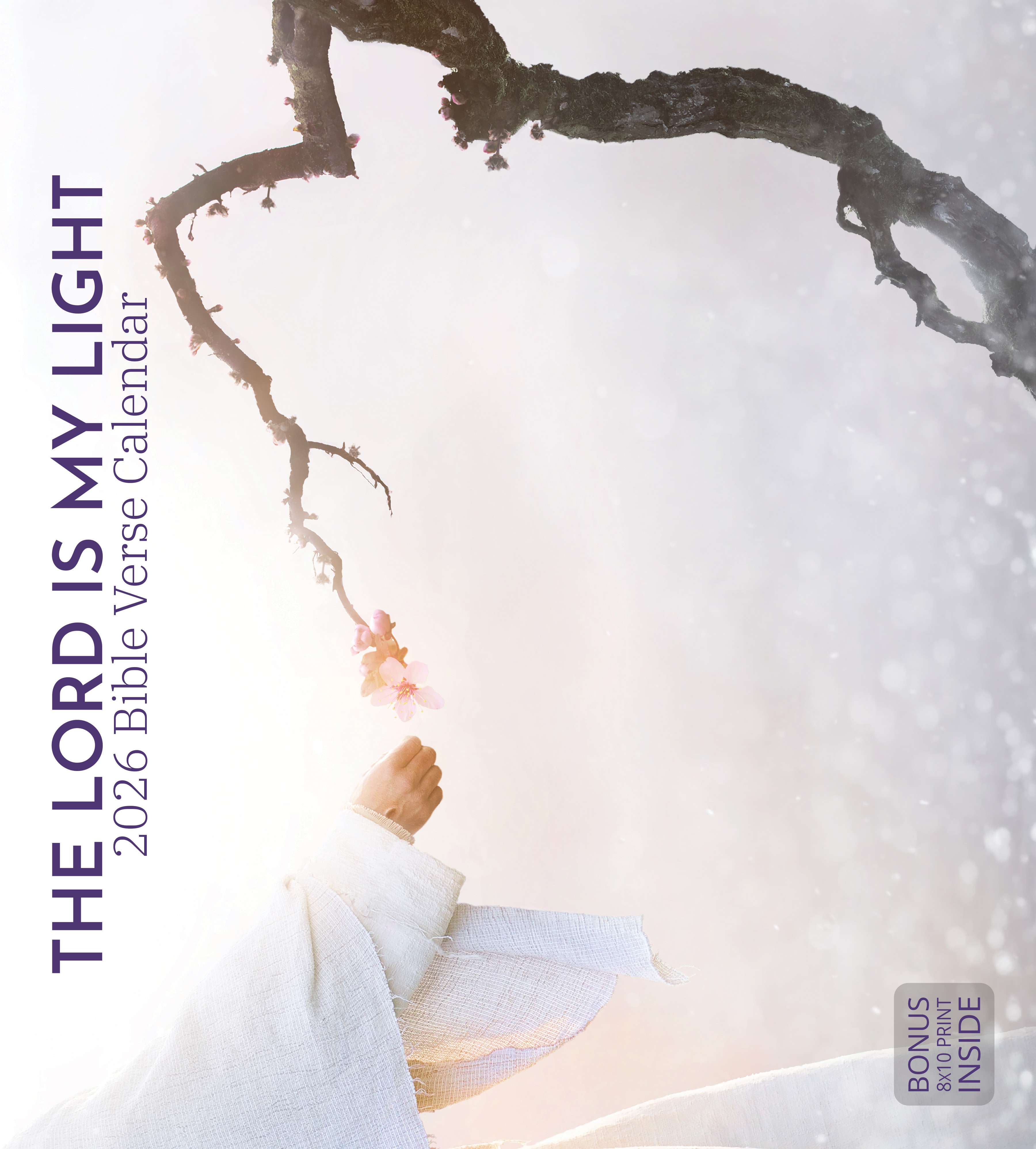 2026 The Lord Is My Light Bible Verse Calendar, , large image number 0