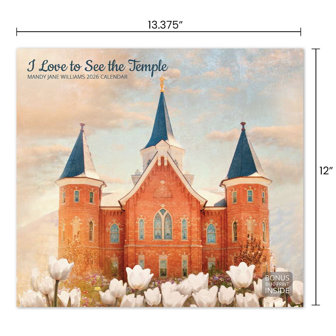 2026 I Love to See the Temple Calendar, , large image number 1