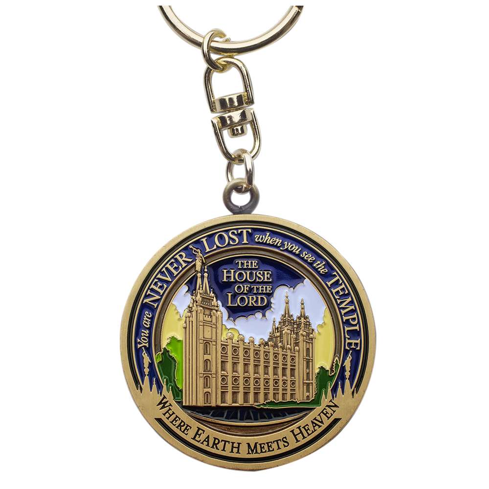 Salt Lake Utah Temple Keychain