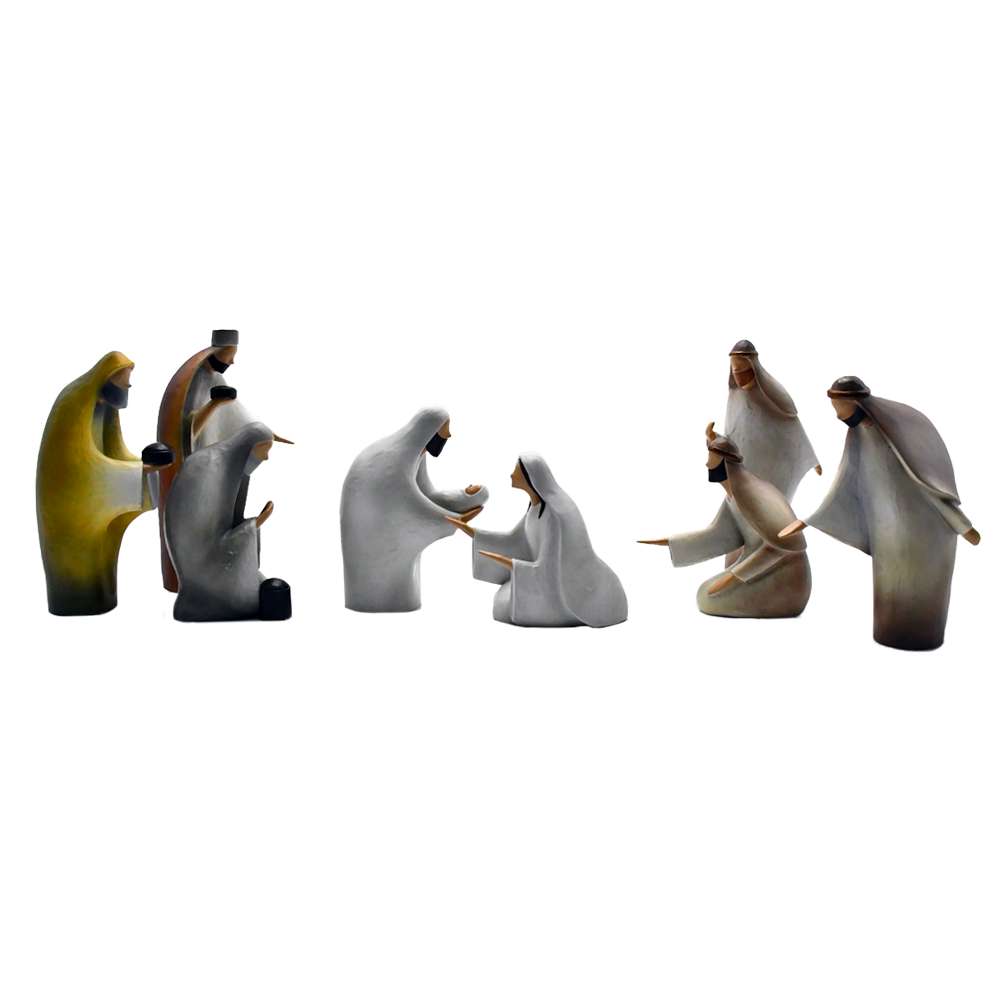 Love's Pure Light Kate Lee Resin Nativity, , large