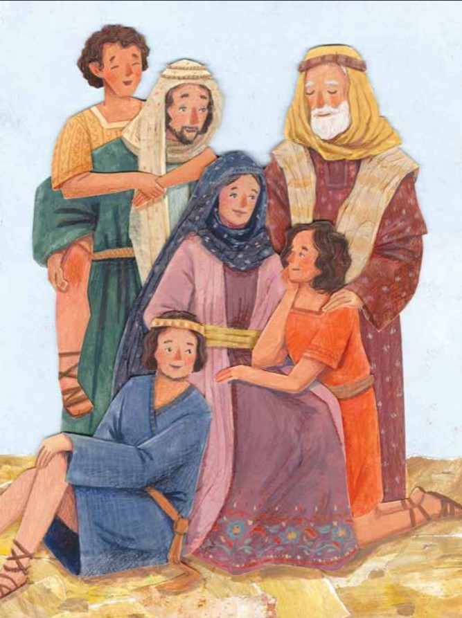 The Family of Lehi And Sariah 12 Piece Tray Puzzle