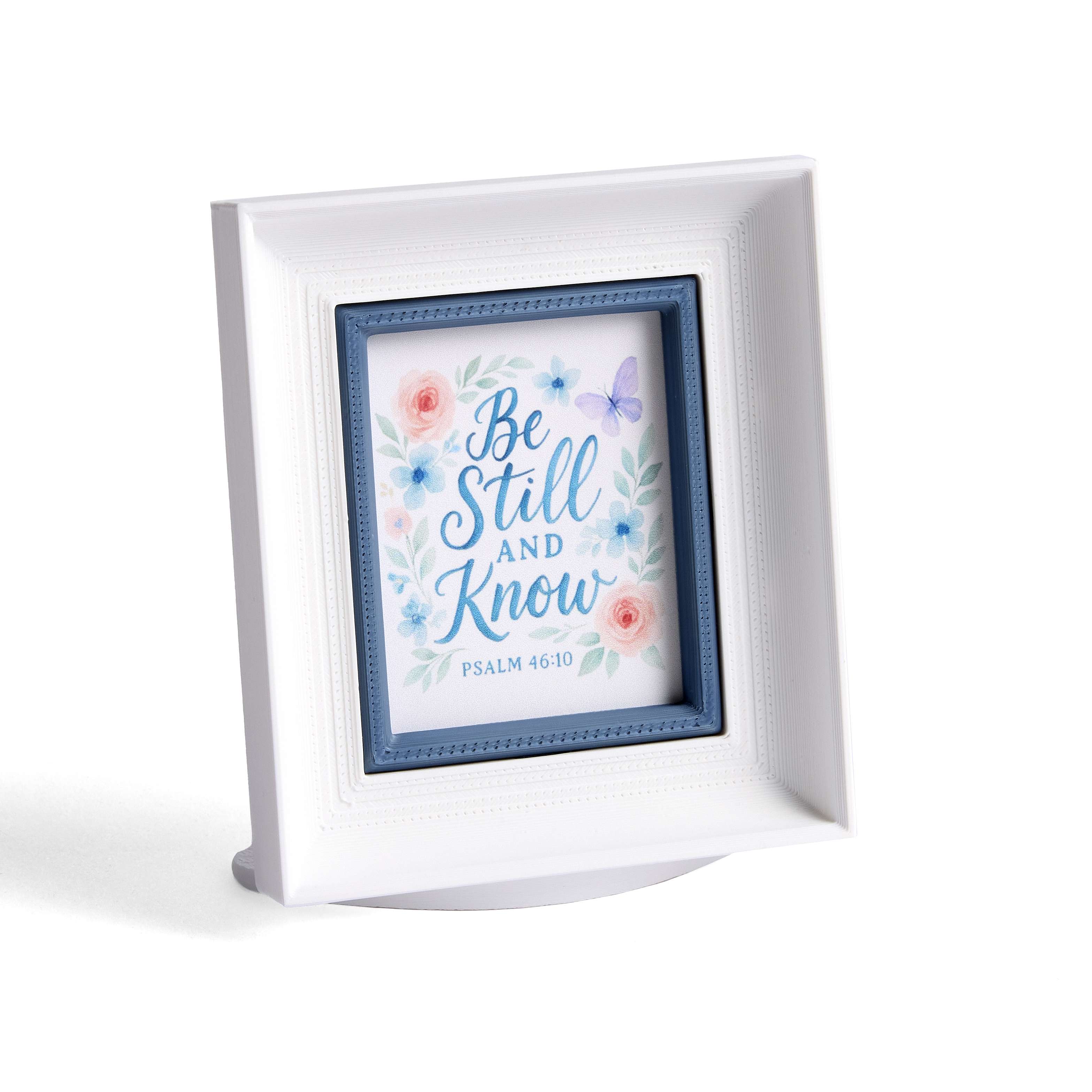 Be Still and Know, Small and Simple (2.75x3 White Framed Art), , large image number 0
