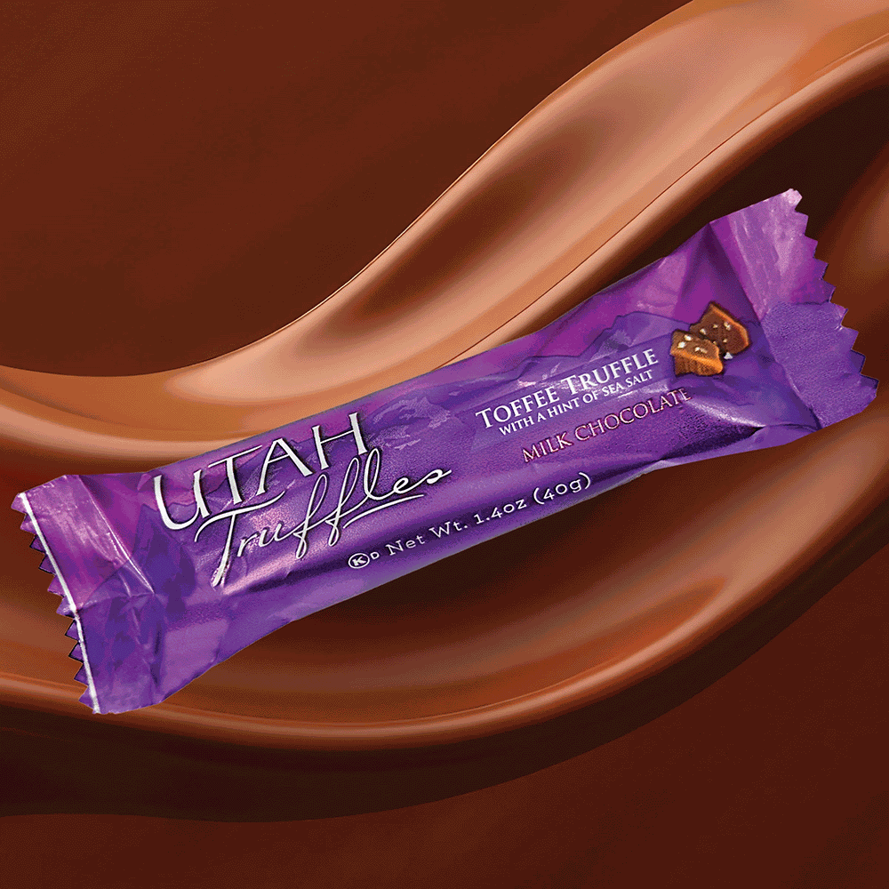 Sea Salt Toffee Chocolate Truffle Bar, , large