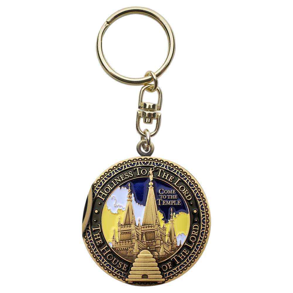 Salt Lake Utah Temple Keychain, , large