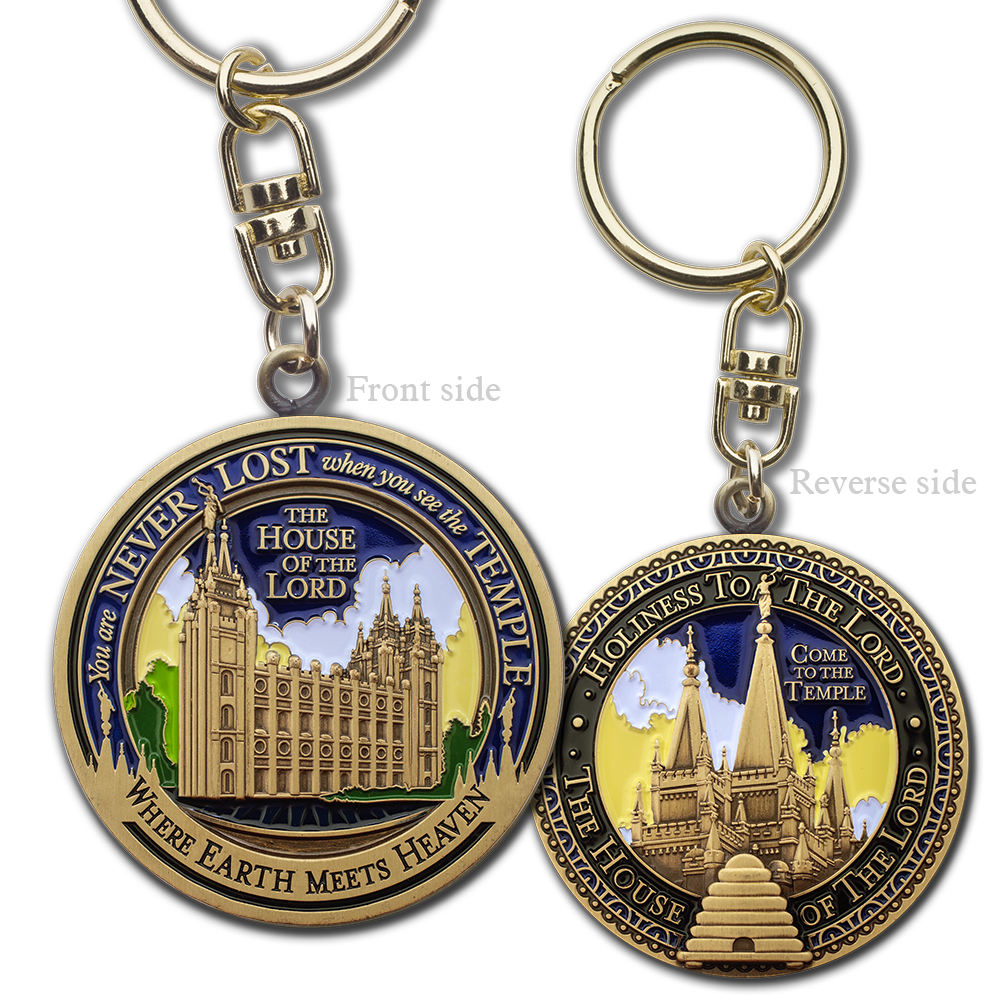 Salt Lake Utah Temple Keyring, , large