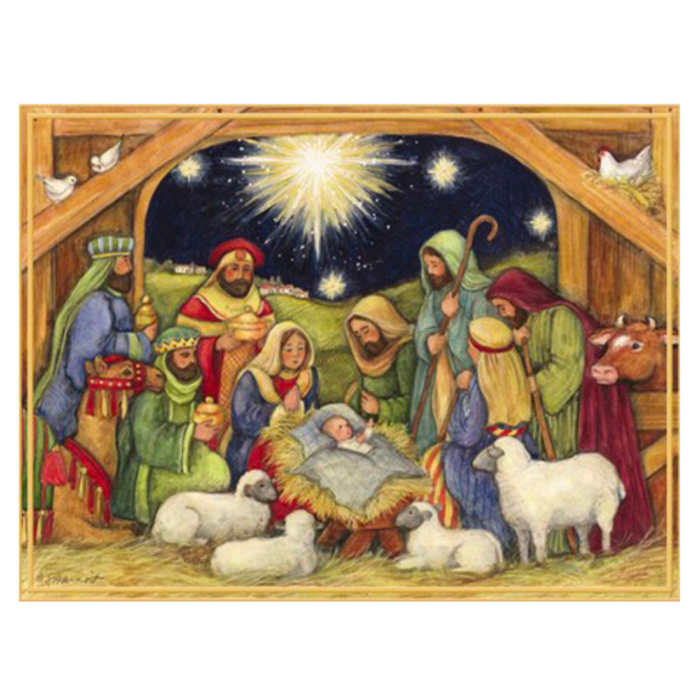 Adore Him Christmas Cards