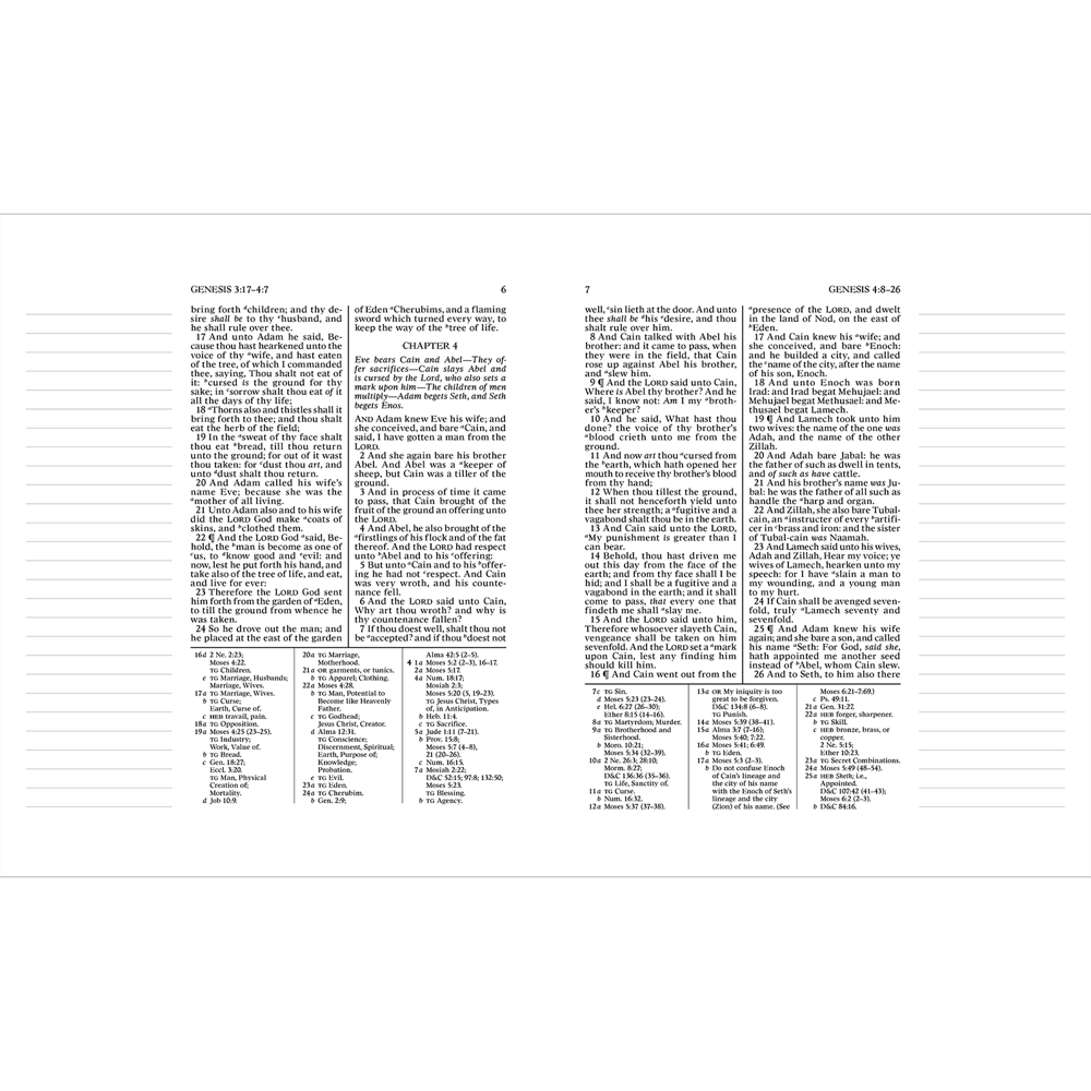 The Old Testament, Journal Edition, Blue Floral (No Index), , large