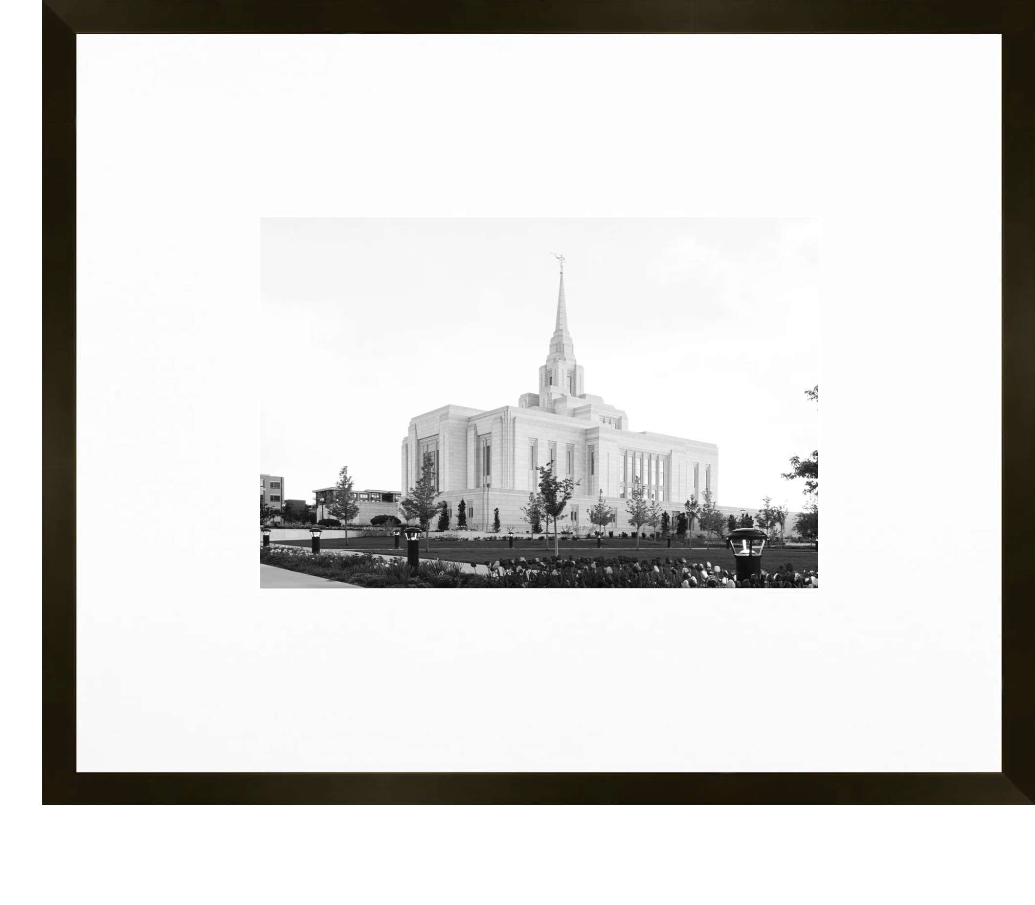 Ogden Utah Temple, Place of Peace (21x17 Framed Paper Print), , large image number 0