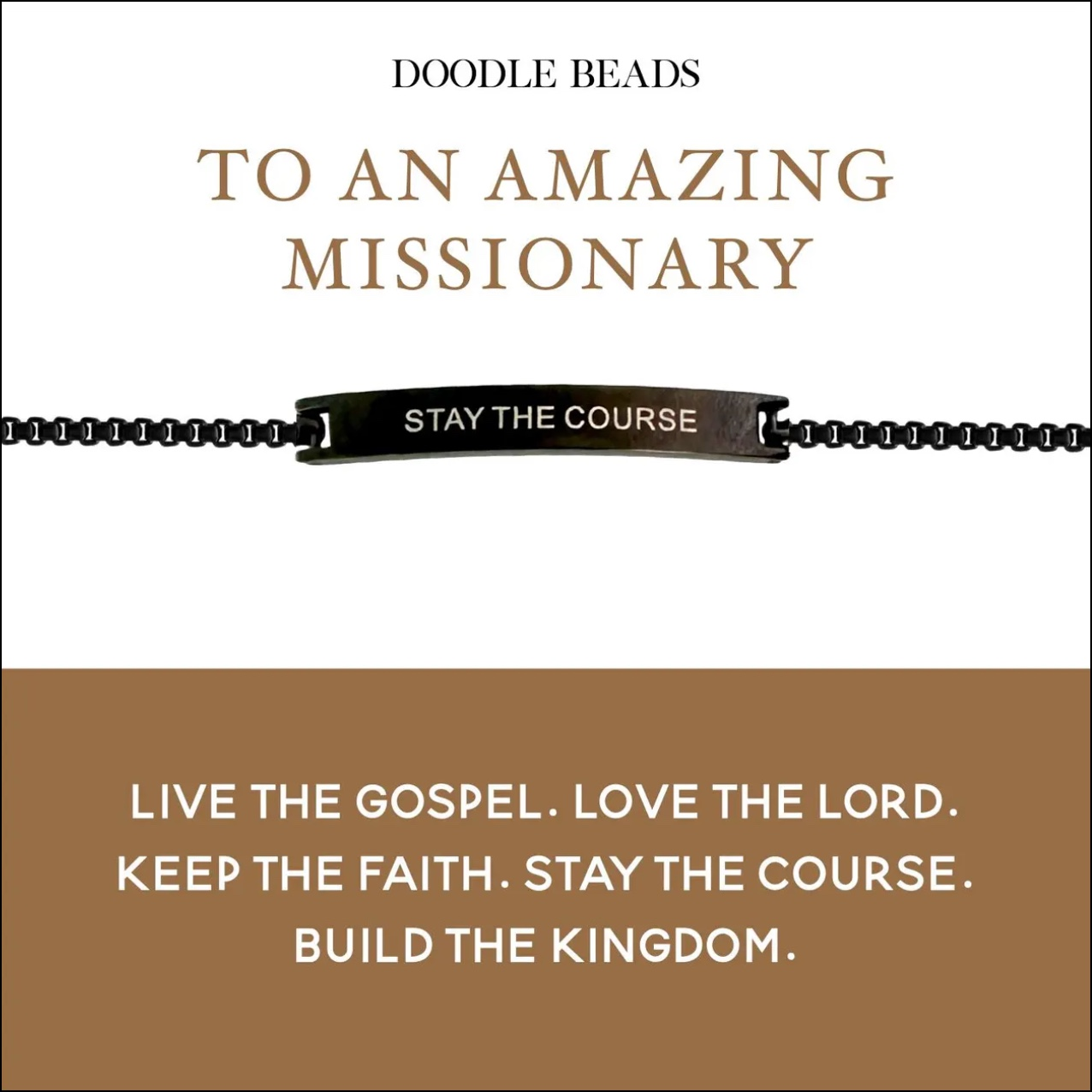 Stay the Course Missionary Bracelet