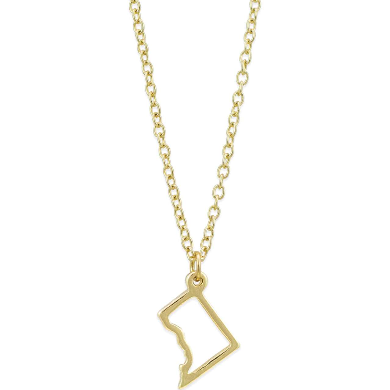 Washington DC State Necklace, , large