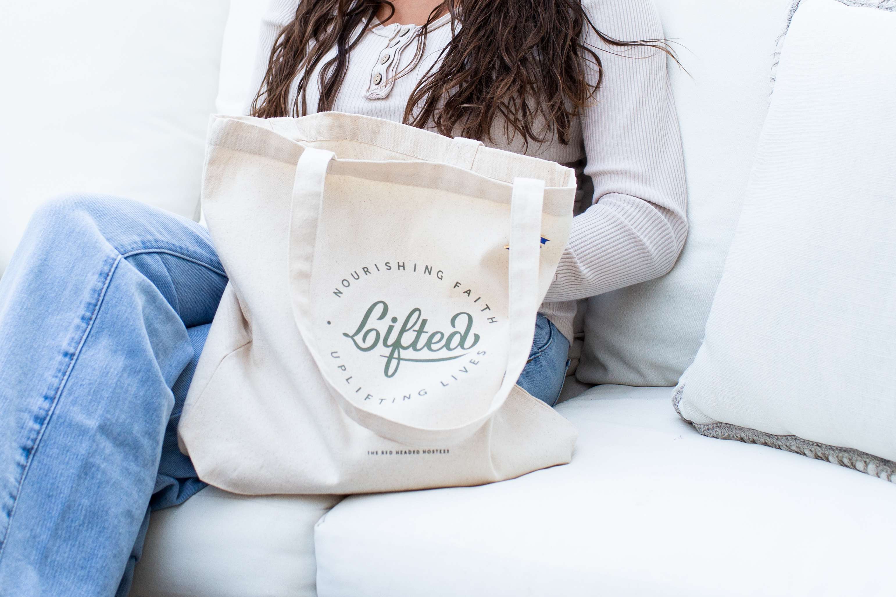 Lifted Tote Bag, , large
