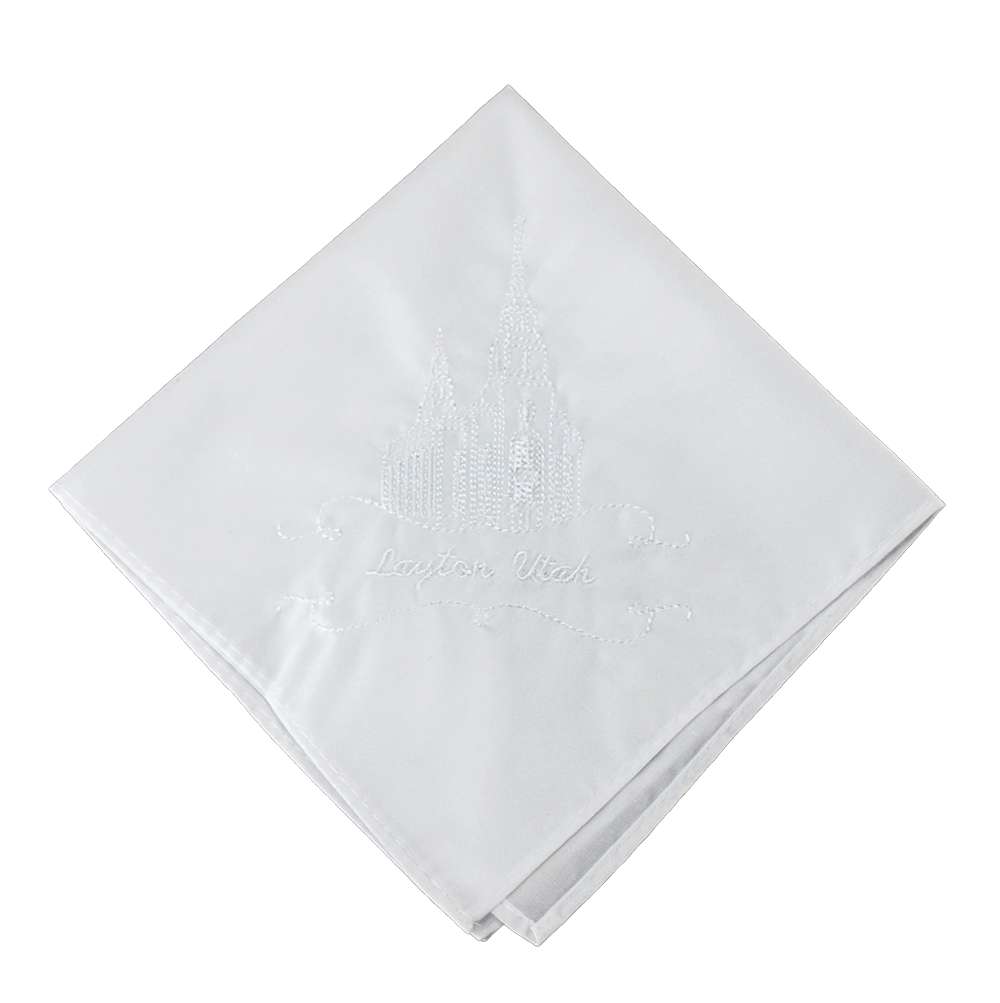 Layton Utah Temple Handkerchief