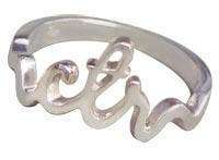 Cursive CTR Ring, , large image number 1