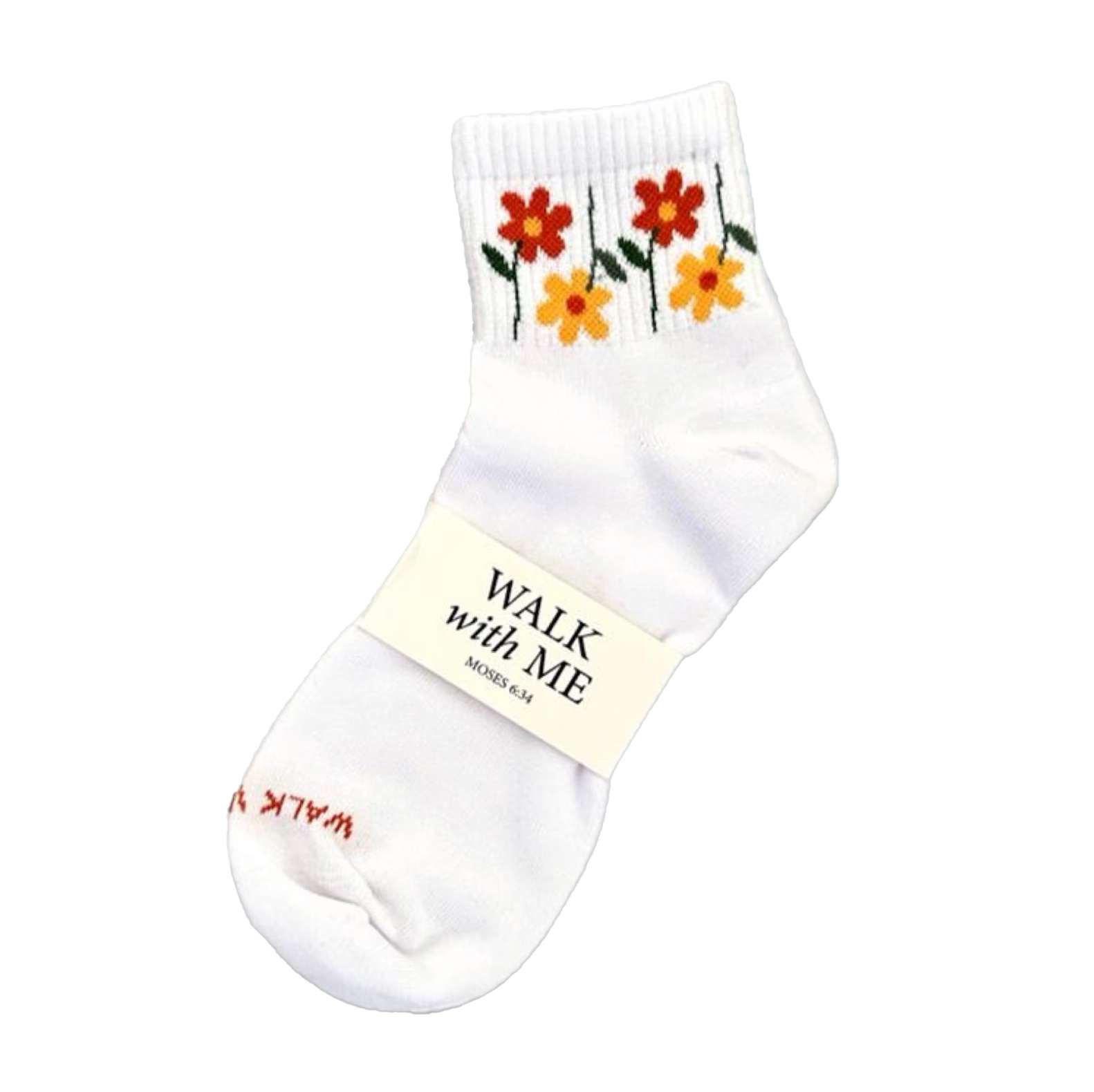 2026 Youth Theme Walk with Me Flower Socks