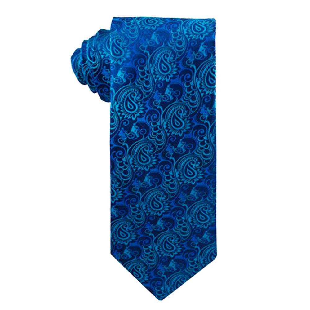 Men's Aqua Blue Missionaries on Bikes Necktie