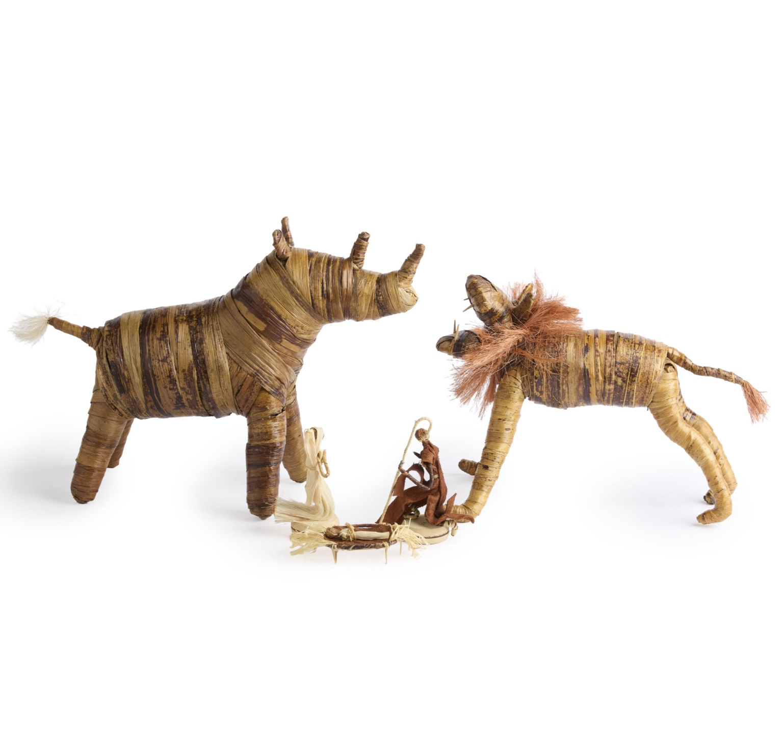 Kenya Holy Family Lion Warthog Nativity, , large