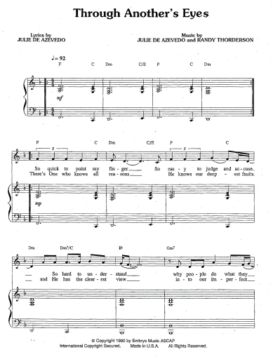 Through Another&rsquo;s Eyes