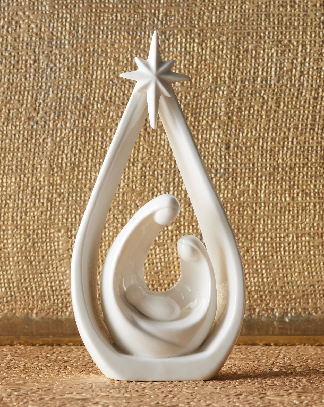 With Glowing Hearts Holy Family Nativity
